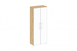 Шкаф высокий широкий Shift SK.ST-1.10R white Тиквуд светлый