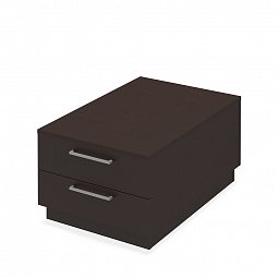 Тумба опорная малая 60x90x44 темный орех  коллекции Спикер