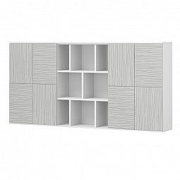 Композиция 270x44x136 белый  коллекции Министр