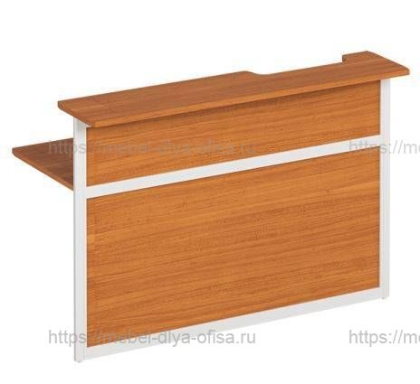 Профи Модуль стойки ресепшн прямой 160 с вырезом левый (без опор)
