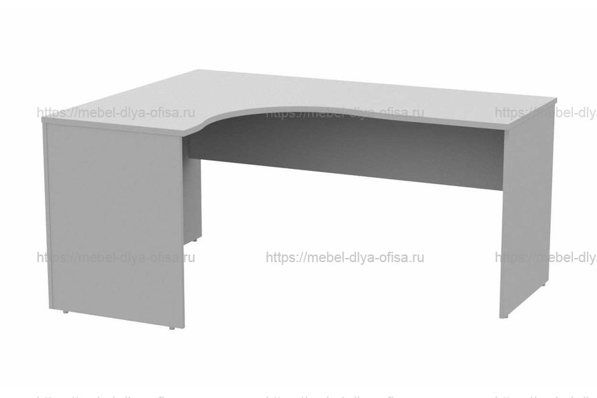 Стол криволинейный Riva А.СА-4 Л Серый