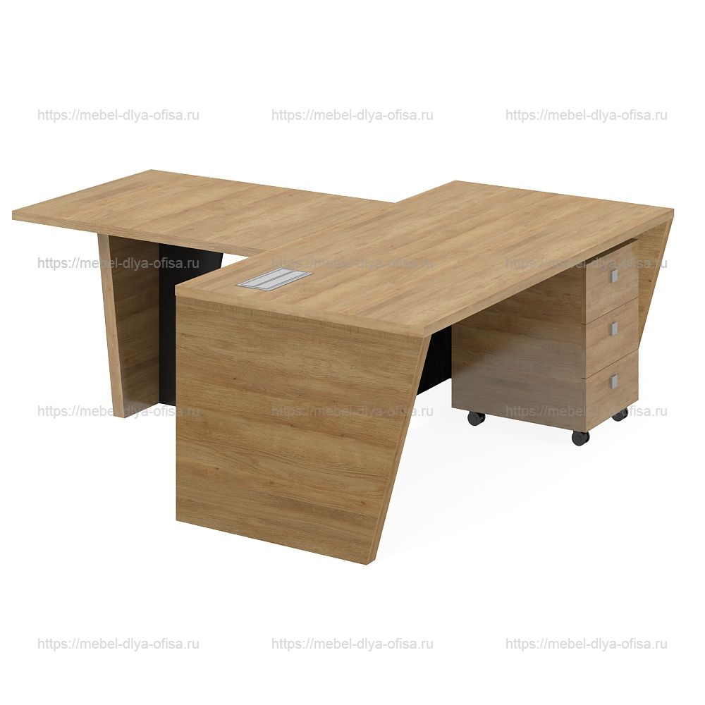Композиция 200x90x75 дуб скальный  коллекции Конгресс