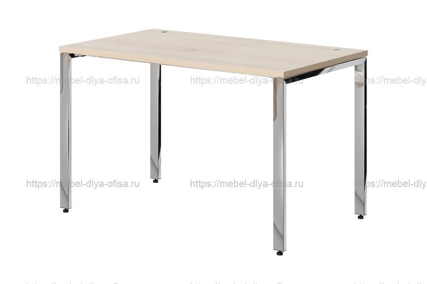Стол письменный Xten Gloss XGST 127.1 Бук тиара/полированная сталь