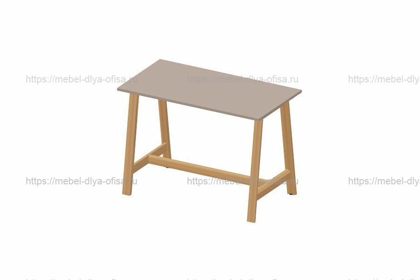 Высокий стол для переговоров Artwood AWMH158 Тортора/дерево бук