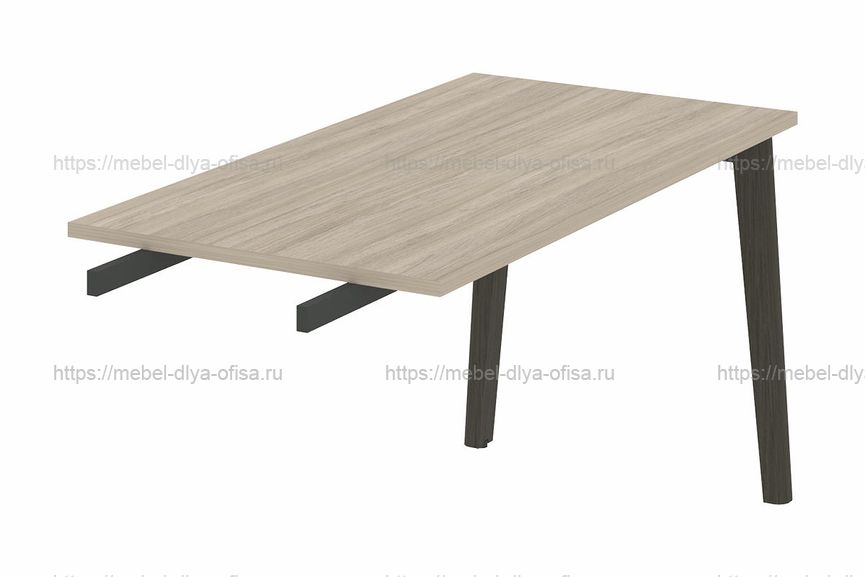 Брифинг-приставка на деревянных опорах Onix wood OW.BR-13 Дуб Аттик/опоры дуб Темный