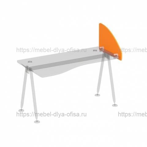 Профи Экран боковой ДСП с кронштейнами крепления (оранж) 63,5