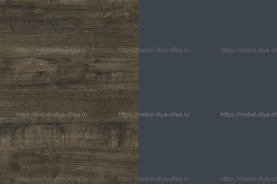 Стол руководителя с блоком розеток Torston Т-822Пр.1000 Дуб Бунратти/Антрацит