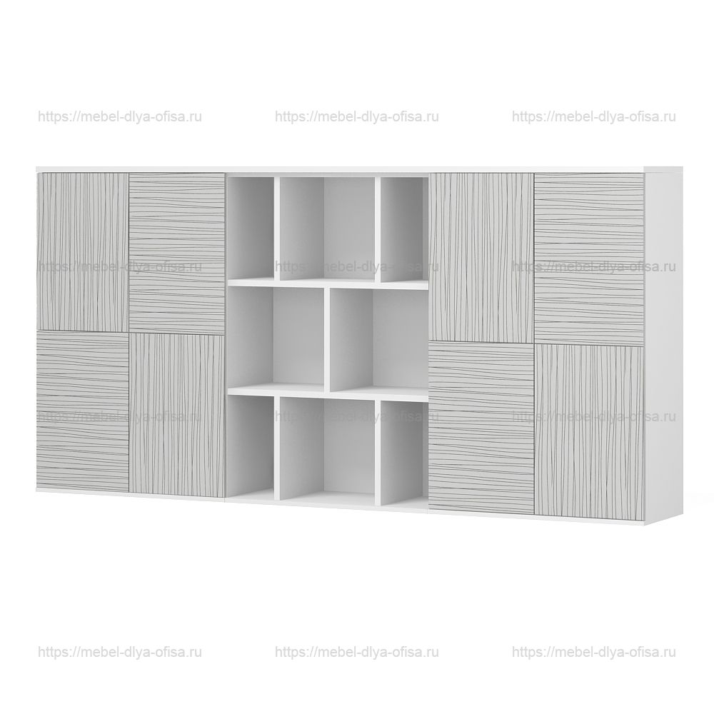 Композиция 270x44x136 белый  коллекции Министр