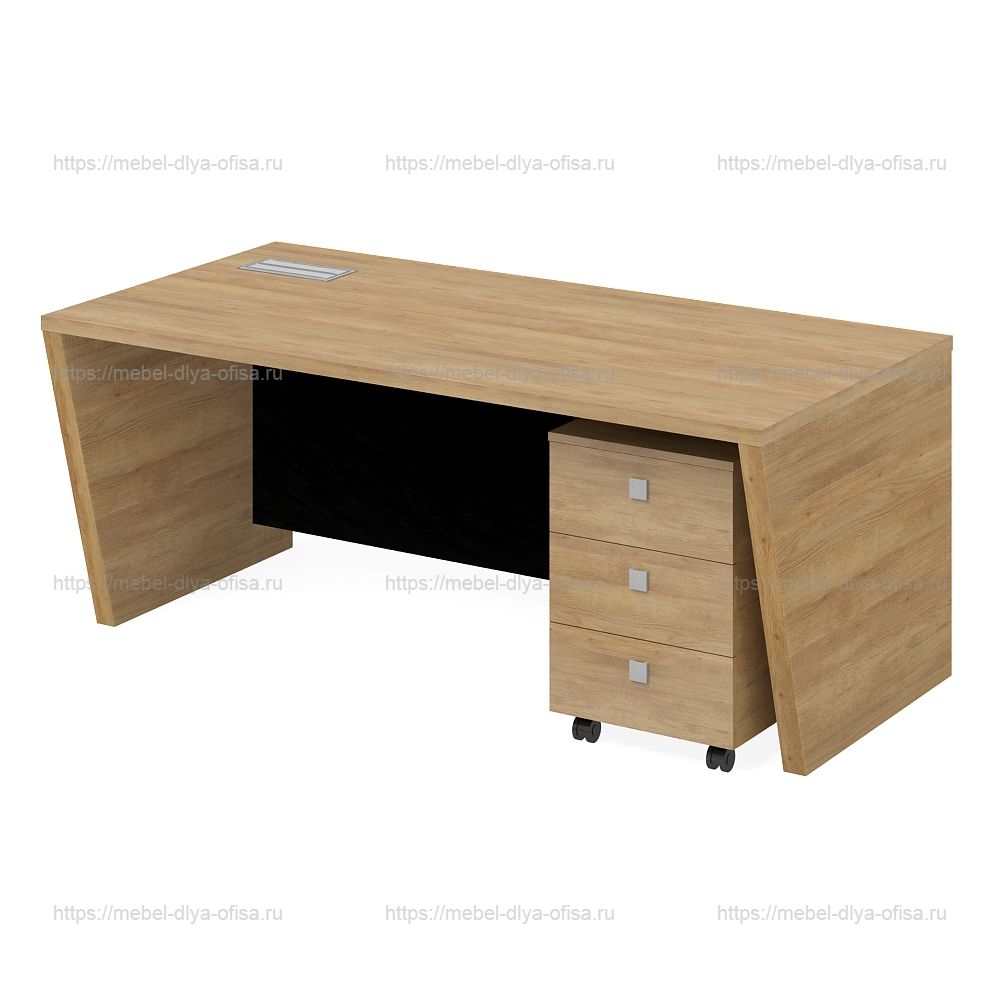 Композиция 180x90x75 дуб скальный  коллекции Конгресс