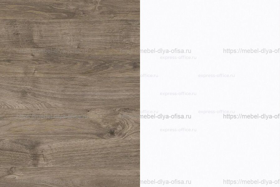 Шкаф-купе для одежды Onix O.SHK-1.3 Тиквуд темный/белый бриллиант
