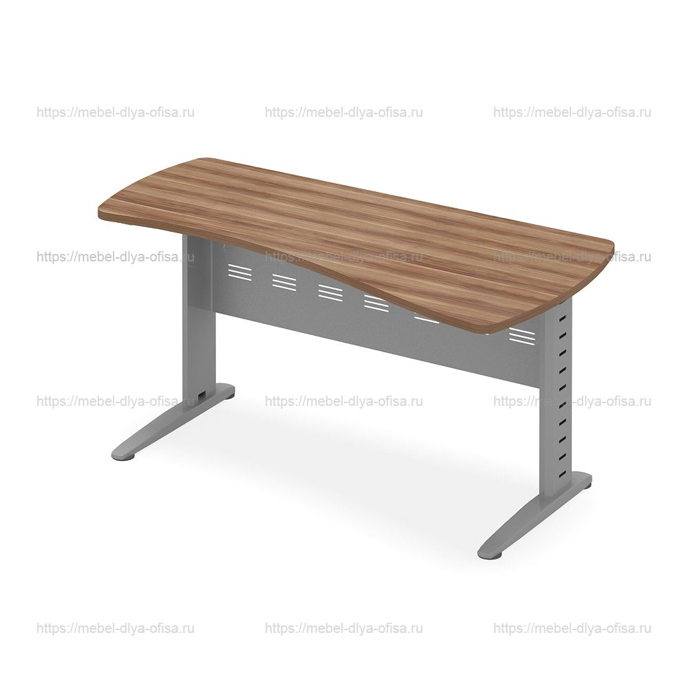 Стол офисный рабочий 160x80x74.5 слива  коллекции Статус