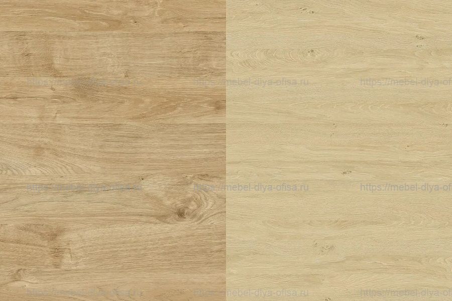 Рабочая станция на деревянных опорах Onix wood OW.RS-2.0.7 Тиквуд светлый/опоры дуб светлый
