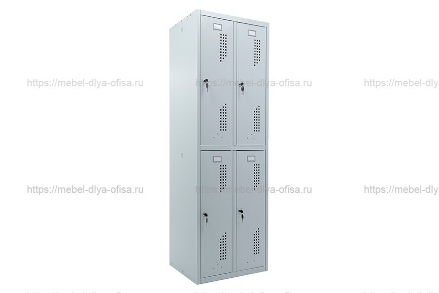 Шкаф для раздевалок Практик Стандарт LS-K 22-600 Светло-серый (RAL 7035)