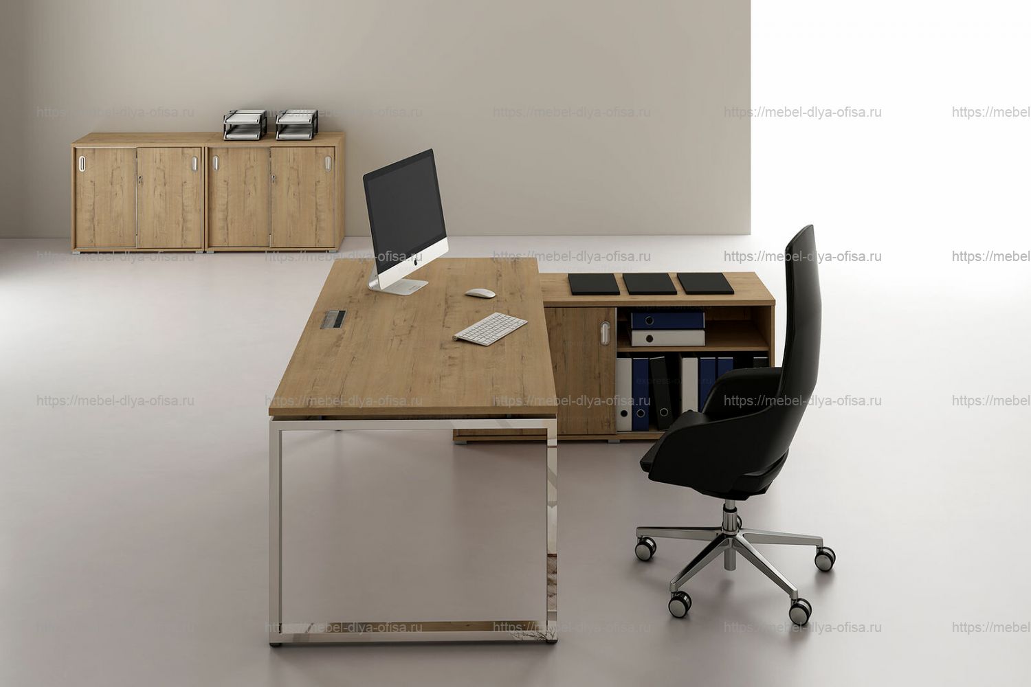 Кабинет руководителя Gloss line Teakwood