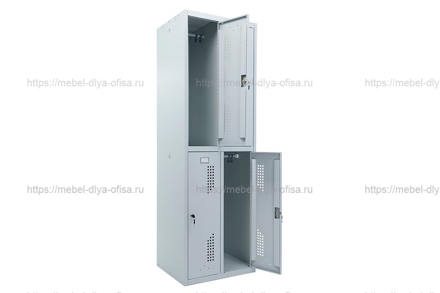 Шкаф для раздевалок Практик Стандарт LS-K 22-600 Светло-серый (RAL 7035)