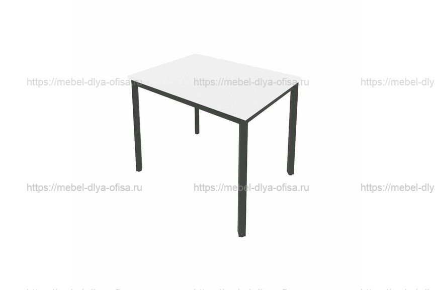 Стол письменный на металлокаркасе Slim С.СП-3 Белый/металл антрацит