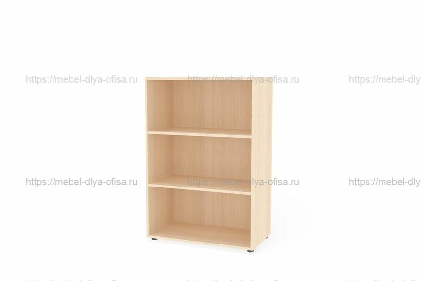 Стеллаж широкий средний Статус С-ФР-5.0 Дуб молочный